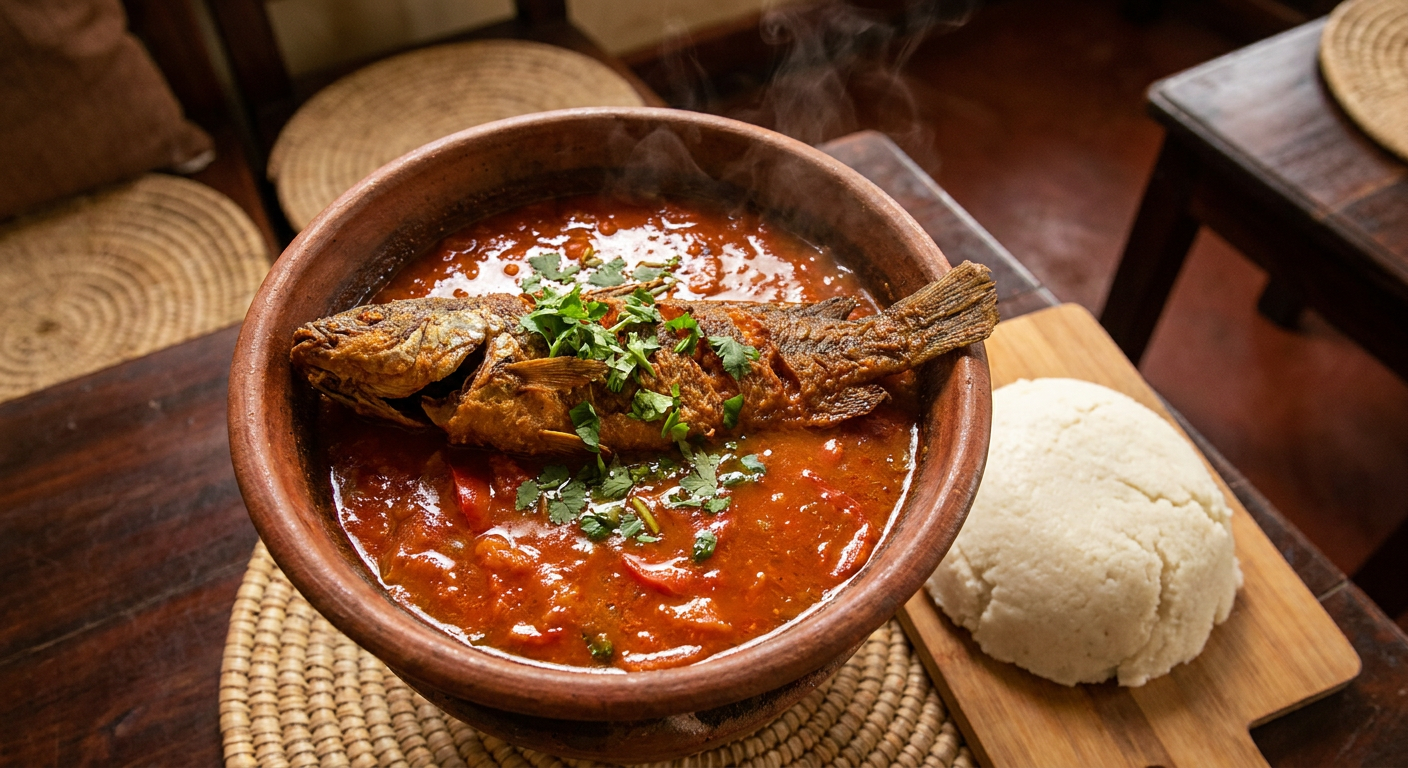 Catfish stew served at Etunganun Crave Spot